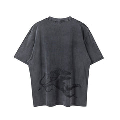 VTG T Shirts Men Creative Pure Cotton High-Street Fashion