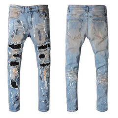 Men Trendy Jeans High-street trendy apparel