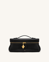 Thea East-West Top Handle Bag - Black