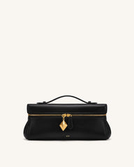Thea East-West Top Handle Bag - Black