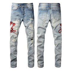Men Trendy Jeans High-street trendy apparel