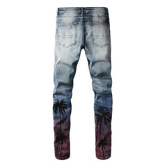 Men Trendy Jeans High-street trendy apparel