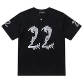 Amiri Fashion Printed Crewneck T-Shirt