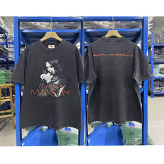 VTG T Shirts Men Creative Pure Cotton High-Street Fashion