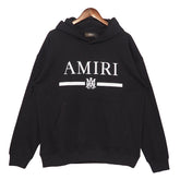 Amiri Fashion Hoodie Black