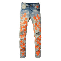 Men Trendy Jeans High-street trendy apparel