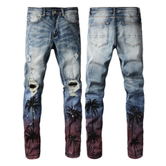 Men Trendy Jeans High-street trendy apparel