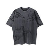 VTG T Shirts Men Creative Pure Cotton High-Street Fashion