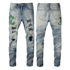 Men Trendy Jeans High-street trendy apparel
