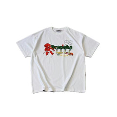 VTG T Shirts Men Creative Pure Cotton High-Street Fashion