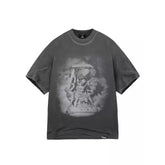 VTG T Shirts Men Creative Pure Cotton High-Street Fashion