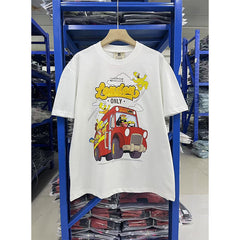VTG T Shirts Men Creative Pure Cotton High-Street Fashion