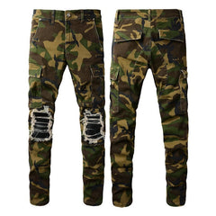 Men Trendy Jeans High-street trendy apparel