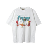 VTG T Shirts Men Creative Pure Cotton High-Street Fashion