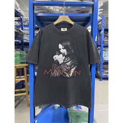 VTG T Shirts Men Creative Pure Cotton High-Street Fashion