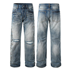 Men Trendy Jeans High-street trendy apparel