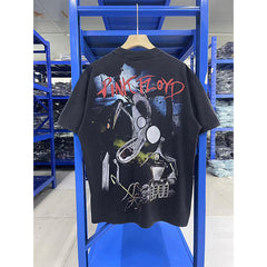 VTG T Shirts Men Creative Pure Cotton High-Street Fashion