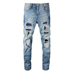 Men Trendy Jeans High-street trendy apparel