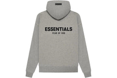 ESSENTIALS FOG HOODIE DARK HEATHER OATMEAL SS22
