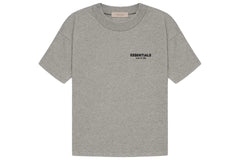 ESSENTIALS FOG T-SHIRT DARK HEATHER OATMEAL SS22