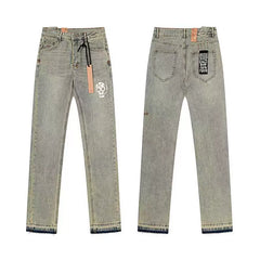 Ksubi Distressed Skull Graphic Denim - Vintage Sage