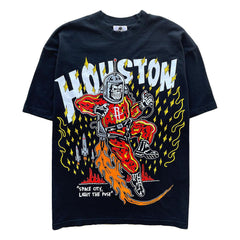 Warren Lotas Houston "Space City" Astronaut T-Shirt - Black