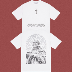 Trapstar Split Classical Statue Graphic Tee - White