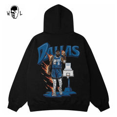 Warren Lotas Dallas #11 Court Shooting Hoodie - Black