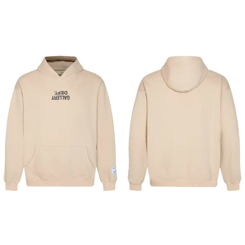 Gallery Dept. Beige Logo Hoodie
