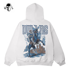 Warren Lotas Dallas Frost Horse Hoodie - White