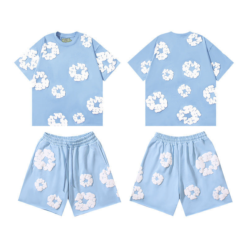 Denim Tears Cotton Wreath Set - Sky Blue
