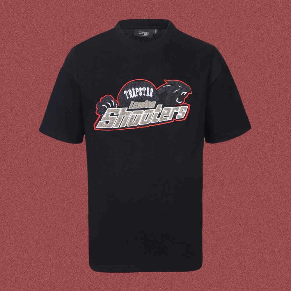 Trapstar London Shooters Banner Panther Tee - Black
