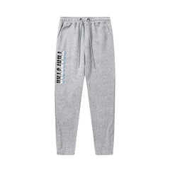 Trapstar Style Autumn/Winter Side-Leg Gradient Logo Sweatpants - Heather Grey
