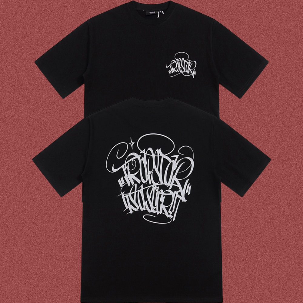 Trapstar Graffiti Signature Graphic Tee - Black