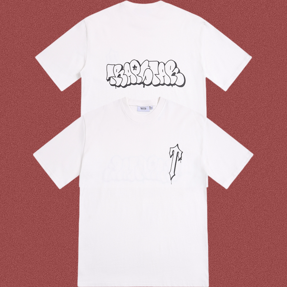 Trapstar Bubble Graffiti Logo Tee - White