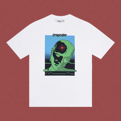 Trapstar Cyberpunk Target Head Graphic Tee - White