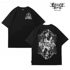Original Trendy Brand American Street Hip Hop Chicano Girl Stand Short Sleeve T-shirt for Men and Women, Loose Cotton, Heavy Weight, niche