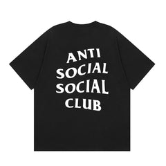 Anti Social Social Club Classic Logo T-Shirt - Black/White