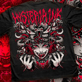 Street American Trendy Brand Rock Trendy Brand European and American Dead Core Band Gothic Dark Short sleeved T-shirt Niche Punk Metal