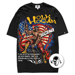 Warren Lotas Hulk Hogan Legend T-Shirt - Black