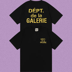 Gallery Dept. DÉPT. de la GALERIE Short Sleeve T-Shirt - Black/Yellow