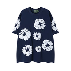 Denim Tears Cotton Wreath T-Shirt - Navy Blue