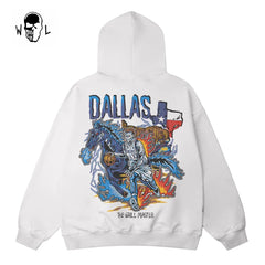 Warren Lotas Dallas The Grill Master Hoodie - White