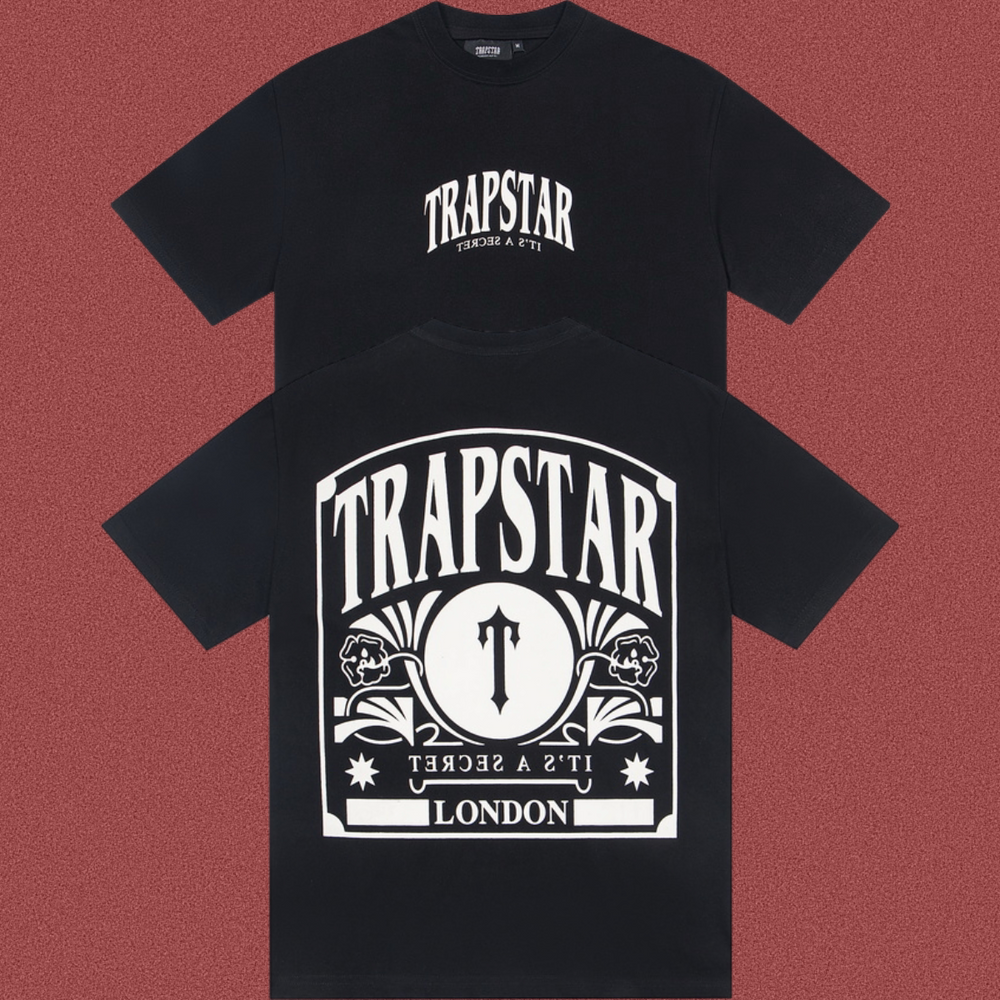 Trapstar Vintage Art Frame Graphic Tee - Black/White