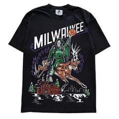 Warren Lotas Milwaukee Bucks Reaper T-Shirt - Black