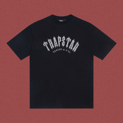 Trapstar Spiky Gothic Arch Logo Tee - Black