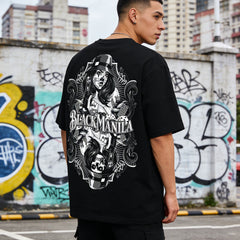 Original Trendy Brand American Street Hip Hop Chicano Girl Stand Short Sleeve T-shirt for Men and Women, Loose Cotton, Heavy Weight, niche