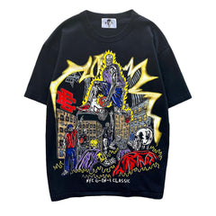 Warren Lotas NYC Basketball Graphic T-Shirt - Black