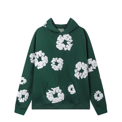 Denim Tears Cotton Wreath Hoodie - Forest Green