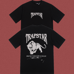 Trapstar Back Panther Graphic Tee - Black